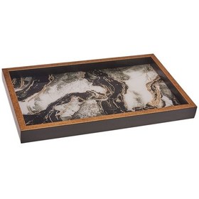 Resim Karaca Home Moroccan Marble Tepsi 40X25 CM 