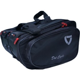 Resim DOT CYCLE Motosiklet Büyük Körüklü Yan Çanta Takımı (2'Lİ) 