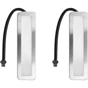 Resim Menzil Kaput Ampulleri, 120MM LED Ocak Işığı 1.5W Dikdörtgen Duman Ventilatör Lambası, Dc 12V Beyaz Sm Socket-Female-Female (Yurt Dışından) 