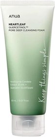 Resim Anua - heartleaf quercetinol pore deep cleansing foam (geniş gözenek karşıtı güçlü arındırıcı köpük temizleyici) 150ml 
