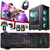 Resim Turbox Tx5029 Intel Core i5 9400F 27" 16 GB RAM 1 TB SSD 8 GB RX580 GDDR5 Curved FreeDOS Oyun Bilgisayarı 
