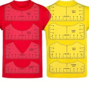 Resim 8 adet T-Shirt cetveli, ısı presi ve sublimasyon için vinil tasarımları mükemmel şekilde hizalar 