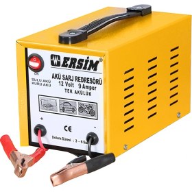 Resim Ersim 12 Volt 9 Amper Akü Şarj Cihazı 