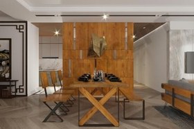 Resim NTConcept Mirna Doğal Ahşap Yemek Masası (85 x 200 cm) 