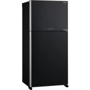 Resim Sharp SJ-XG740G-BK 600 Litre Premium Cam Kapaklı Buzdolabı Siyah 