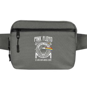 Resim Pink Floyd Tour 1972 1973 Bel Çantası - Gri 