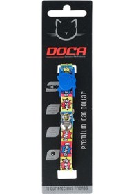 Resim Doca Premium Action Desenli Kedi Boyun Tasması 