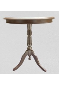 Resim Fiskos Eko 90501 Baba 3 Kayın Ayak 60 Cm Hareketli Mdf Tabla Parlak Gold El Yapım 