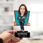 Resim Güzeller Güzeli Hocam Karikatürlü Biblo 