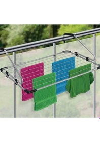 Resim Perilla Dirsekli Balkon Çamaşır Kurutma Askısı Tyol2 Siyah 