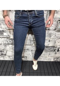 Resim Yeni Sezon Skinny Fit Likralı Bilek Boy Jean Erkek Kot Pantolon (327664505) 