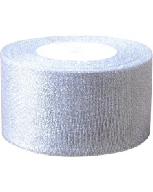 Resim Guangdong Spirit Düğün Partisi Için 1 Rulo Ipek Saten Kurdele (Genişlik 50 mm Uzunluğunda 25 Yard Yaklaşık 22 Metre) Gümüş 