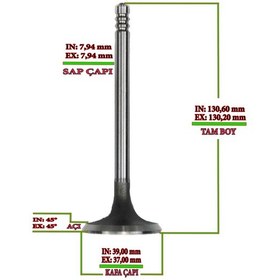 Resim SUBAP INEX STD TAKIM ISUZU NOVO LUX 16V 4HK1E5N EURO 5 SPR-3440PS 