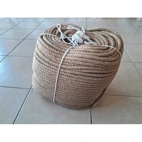 Resim ÜN.K Jüt Halat 75 Metre Hasır Halat 5 mm Kendir Halat Ip Dekoratif Jüt Doğal Halat 