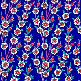 Resim Kütahya Çini Yapı Tasarım AC60 20X20 cm 4 Adet Çini Karo 