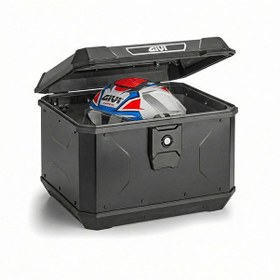 Resim Givi Alp44b2 Alpına Alüminyum Motosiklet Arka Çanta Siyah 44lt Siyah 