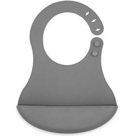Resim Babyjem Mini Silikon Önlük 718 Gri 