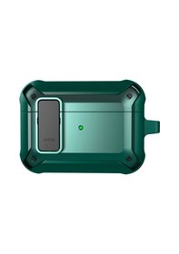 Resim Ally Shockproof Darbe Emici Apple Uyumlu AirPods Pro Kulaklık Kılıfı Yeşil 