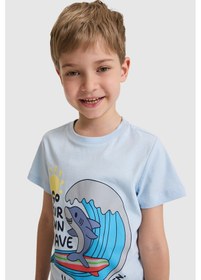 Resim U.s. Polo Assn. Erkek Çocuk Açık Mavi Tişört 50325606-vr003 Acık Mavı 