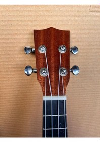 Resim Mercury Ukulele Concert Maun Kenar Şeritli 