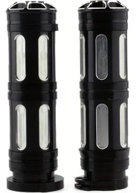 Resim Hightower Siyah Kesim 1"25mm Touring Street Glide Flht Sportster Xl Cnc Alüminyum Motosiklet Tutmaçları 