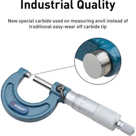 Resim Normadia Hassas Ölçüm Mikrometresi 0,01 Mm, Yüksek Doğruluk, Dayanıklı Tasarım 