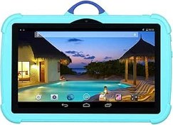 Resim Q8 7 inç Çocuk Tablet IPS Ekranı 1024 * 600 Çözünürlük 1GB8GB Bellek Android 6.0 WiFi/BT Bağlantısını Destekler Mavi AB Tak Doomun 