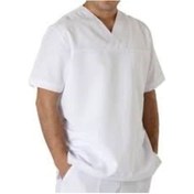 Resim Hemşire Forma Tek Üst V Yaka Alpaka Kumaş 