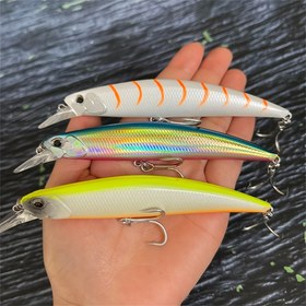 Resim 1pc Isca Minnow Sert Olta Yem, 12.5cm/4.92in, 28g/0.98oz, ABS Plastik Yem, Derin Su Karp Olta Tackle için Trolling Crankbait, Levrek, Kedi Balığı, Alabalık ve Daha Fazlası İçin Uygundur 