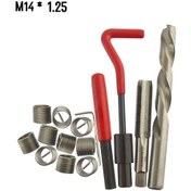 Resim 15 Adet Metrik Konu Onarım Ekle Kiti M5 M6 M8 M10 M12 K10932-10 M14-1.25 