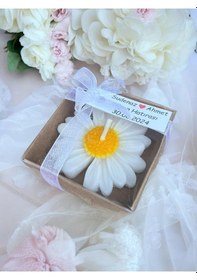 Resim Bernami Mumluk Şamdanpinterest Mum, Nikah Şekeri, Doğum, Düğün Nişan Söz, Kına, Doğum Günü 20 Adet Papatya Kurdele Süslemeli Mum Diğer 