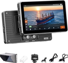 Resim DC-X3 6'' HDMI/SDI 2000nit Dokunmatik Kamera Üstü Monitör 