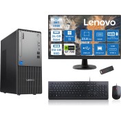 Resim Lenovo Thinkcentre Neo 50T Gen5 Intel Core I7 14700 24GB Ddr5 512GB SSD 23.8 Inç Monitör Windows 11 Pro Nvidia GT730 4gb Masaüstü Bilgisayar 7302412UAS0GL00P07 + Zetta Flash Bellek 