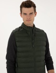 Resim Pierre Cardin Erkek Koyu Haki Mont Yelek 50310142-vr111 Koyu Haki 