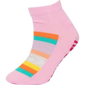 Resim Defacto Kız Çocuk Unicorn Desenli 7li Pamuklu Patik Çorap A6568a8nskr1 