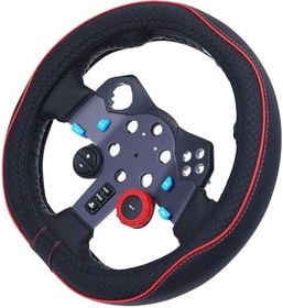Resim D Direksiyon Kapağı Yarış Oyunu Aksesuarları 10,6 inç 27 cm PC, Xbox OneSeries X/S, g920 x920 G29 g923 g27 g25, PS4, PS3, PS5, Nintendo Anahtarı (Siyah Kırmızı) 