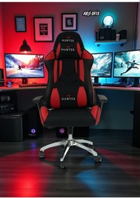 Resim Arji 3d Doku Koltuk Hareketli Ve Yumuşak Oyuncu Koltuğu Kırmızı 