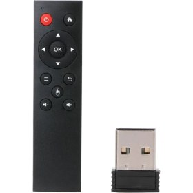 Resim Pc Android Tv Kutusu Için Evrensel 2.4g Kablosuz Hava Fare Klavye Uzaktan Kumanda 