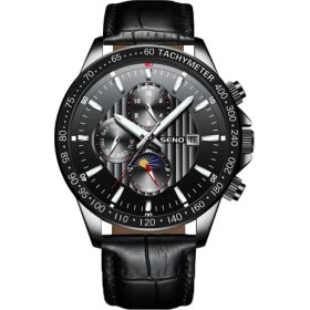 Resim 2xudc C202 10*10*10 Oem Odm Üç Göz ve Altı Iğne Işıklı Dekoratif Takvim Ay Fazı Kuvars Saatler Su Geçirmez Erkekler Punk Tarzı (Yurt Dışından) 