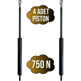 Resim Yatak Makası Pistonu Baza Açılır Makası PISTONU(750N Piston)(Tek Kişilik)(Siyah) 