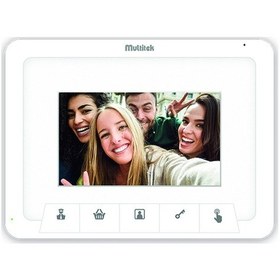 Resim Multitek MB-45 4.3" Renkli Görüntülü Daire Monitörü 