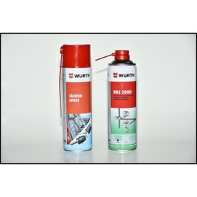 Resim Würth Hhs 2000 Sıvı Gres 500 ml + Silikon Sprey 500 ml 2'i Set 