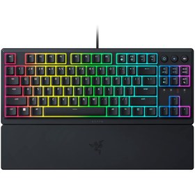 Resim RAZER ORNATA V3 TKL KABLOLU RGB MEMBRAN INGILIZCE OYUNCU KLAVYESİ 