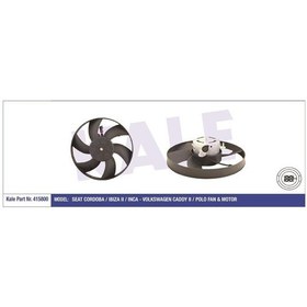 Resim KALE 415800 FAN MOTORU POLO III 95- CADDY II 95-03 / CORDOBA 97- 