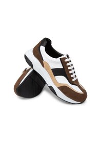 Resim Deery Hakiki Süet Vizon Rengi Kadın Sneaker Ayakkabı - 01890Zvzne02 Vizon 