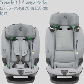 Resim Maxi-Cosi Titan Pro I-Size ADAC'lı 9-36 Kg Çocuk Oto Koltuğu Authentic Grey 
