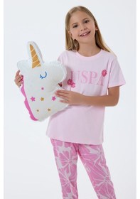 Resim U.s. Polo Assn. Kız Çocuk Pembe Pijama Takım Us2506-c-v1 Pembe 