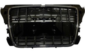 Resim Audi A3 S3 2008-2012 Panjur Siyah Krom Çerçeve 