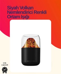 Resim PONNA 7 Renk LED Işıklı Uçucu Yağ Difüzörü – Ultrasonik Teknoloji 