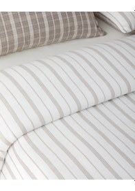 Resim English Home Glen Plaid İpliği Boyalı Çift Kişilik Çarşaflı Nevresim Takımı 200x220 Cm Koyu Bej Koyu Bej 